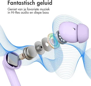 imoshion Aura Pro Draadloze In-Ear Oordopjes Lavender Lilac