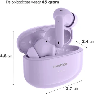 imoshion Aura Pro Draadloze In-Ear Oordopjes Lavender Lilac