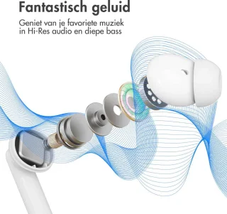 imoshion Aura Pro Draadloze In-Ear Oordopjes Wit