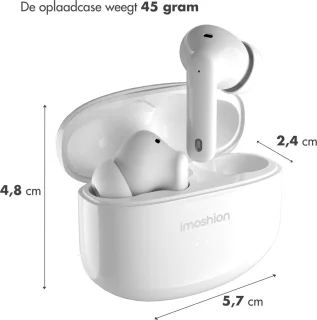 imoshion Aura Pro Draadloze In-Ear Oordopjes Wit