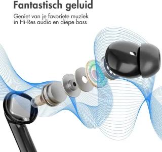 imoshion Aura Pro Draadloze In-Ear Oordopjes Zwart
