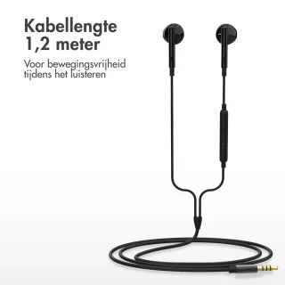 imoshion Oordopjes Bedraad Zwart 3,5mm Jack