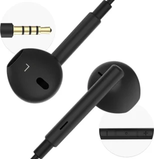 imoshion Oordopjes Bedraad Zwart 3,5mm Jack