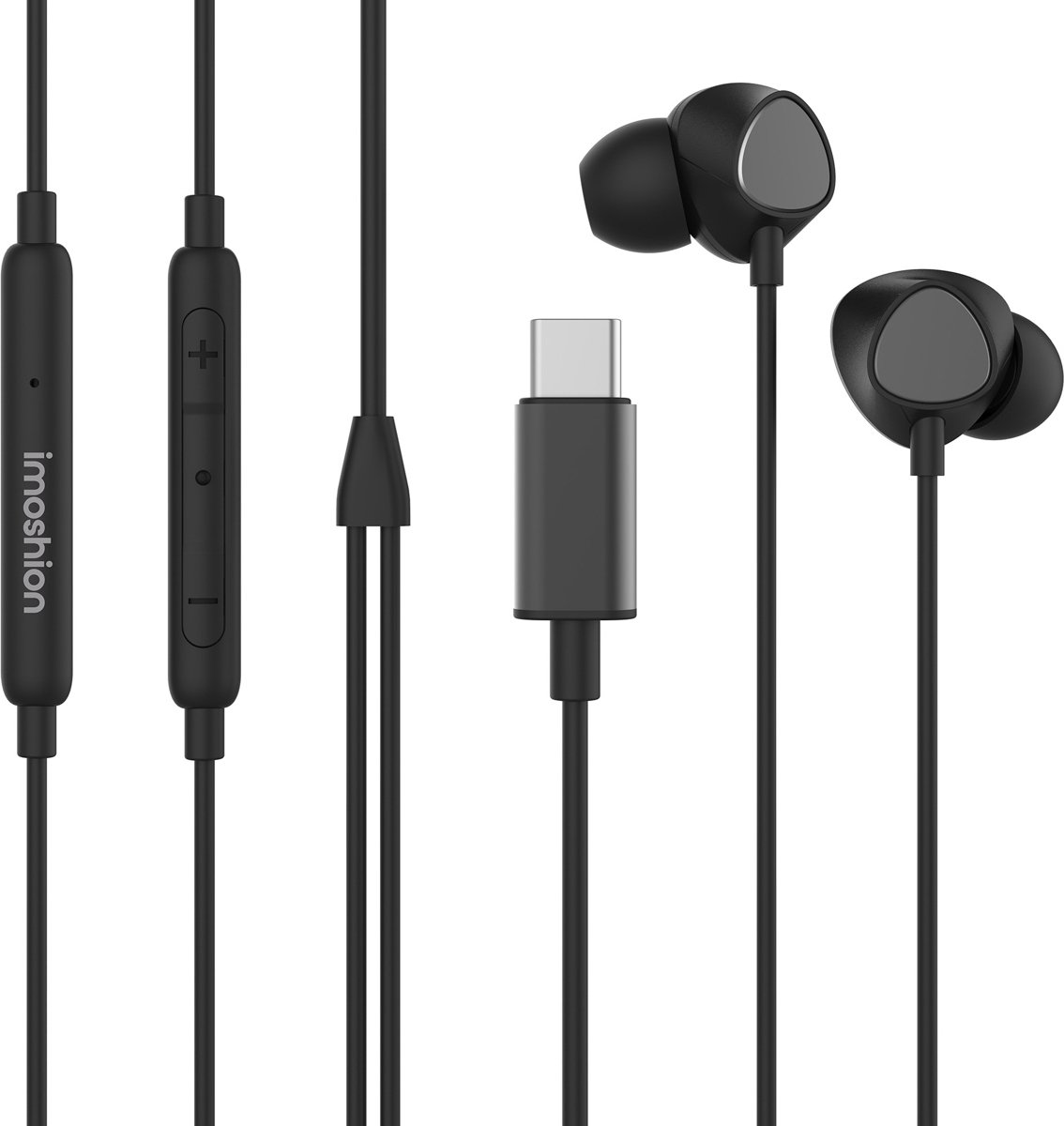 imoshion USB-C Bedrade In-Ear Oordopjes Zwart