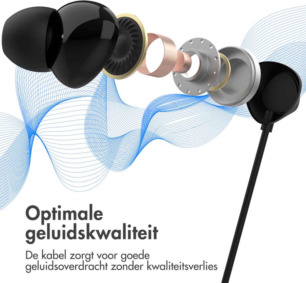 imoshion USB-C Bedrade In-Ear Oordopjes Zwart