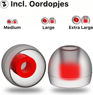 In-Ear Bedrade Oordopjes 3,5 mm Jack Met Microfoon
