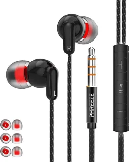In-Ear Bedrade Oordopjes 3,5 mm Jack Met Microfoon
