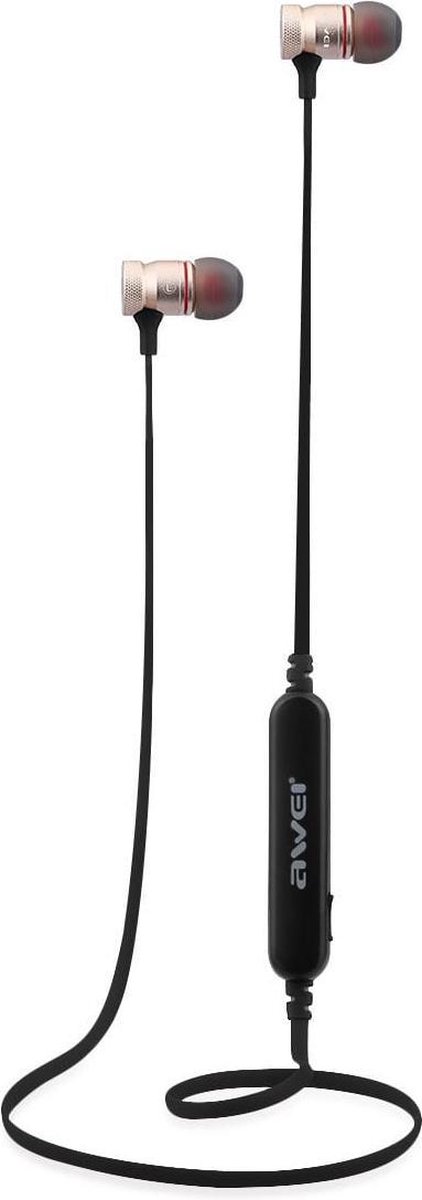 De In-ear koptelefoon Bluetooth 4.1 goud in één oogopslag