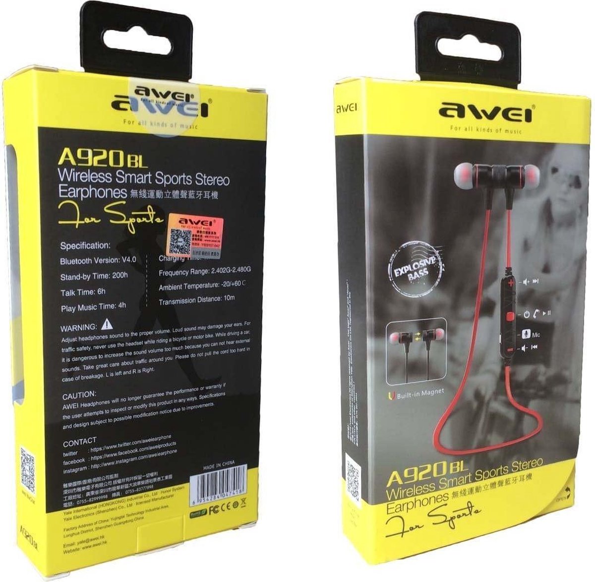 Wat vinden we goed aan de In-ear koptelefoon Bluetooth 4.1 goud