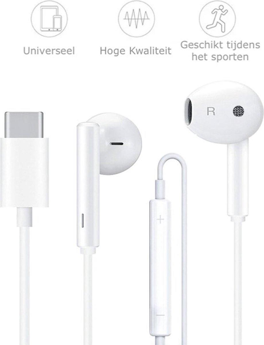 In-Ear USB-C Oordopjes met Microfoon