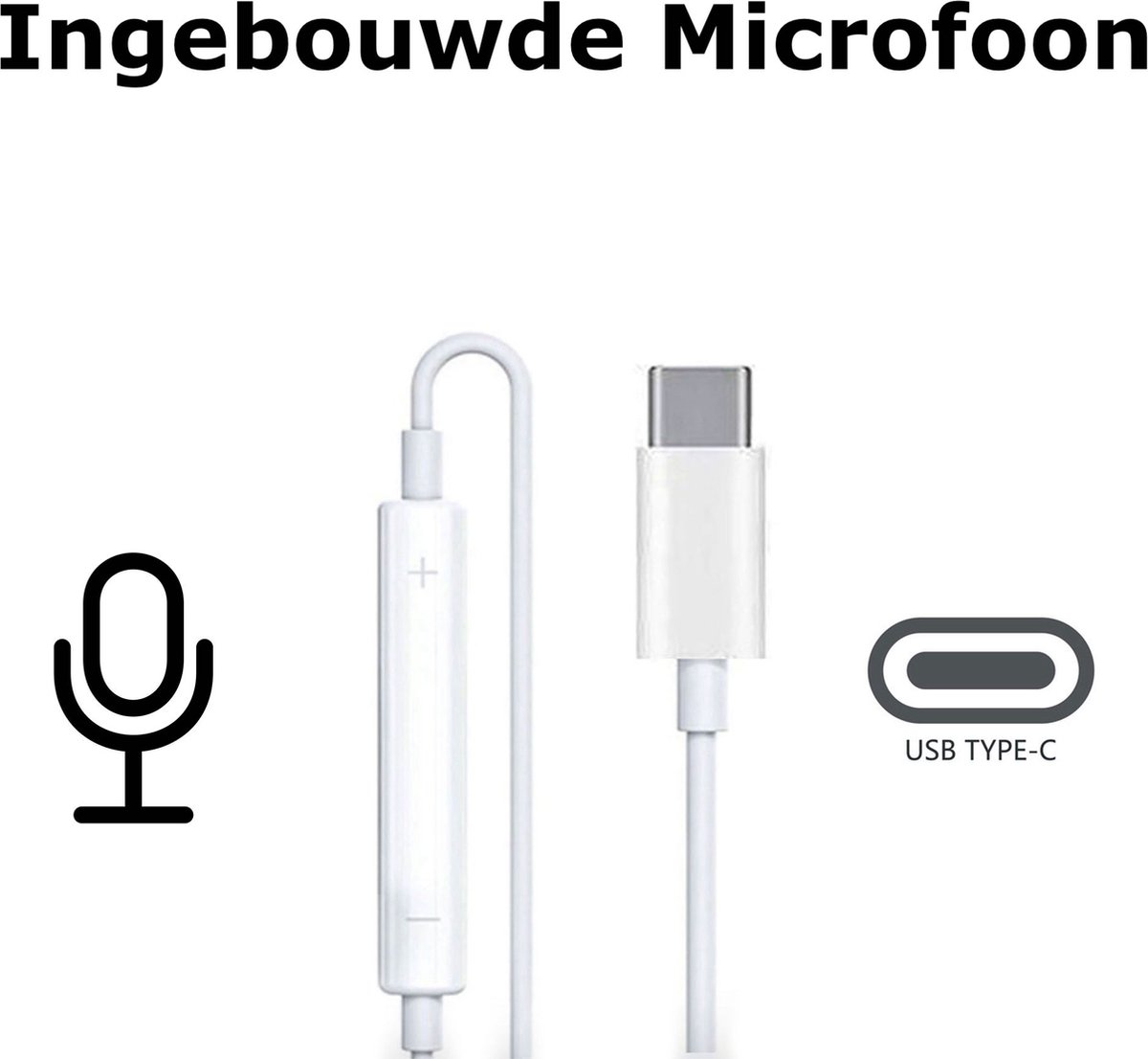 In-Ear USB-C Oordopjes met Microfoon