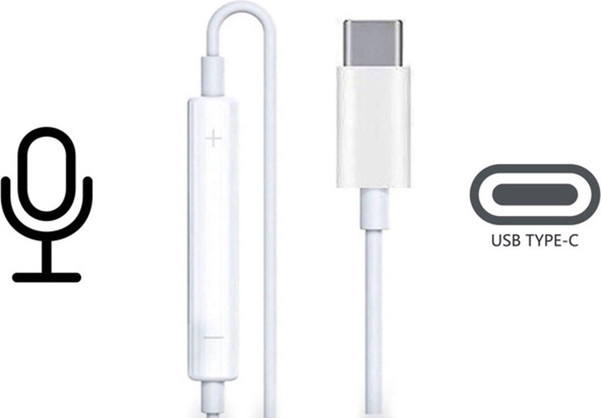 In-Ear USB-C Oordopjes met Microfoon