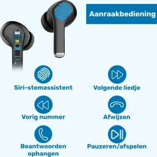 ISHIVA Bluetooth Draadloze Oordopjes USB-C