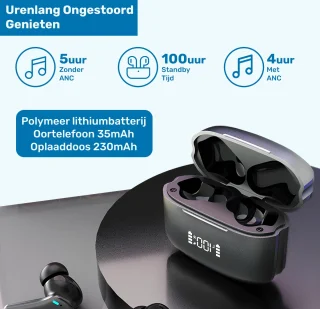 ISHIVA Bluetooth Draadloze Oordopjes USB-C