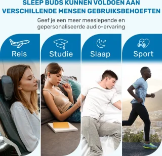 ISHIVA V2 PRO Bluetooth Draadloze Oordopjes Zwart