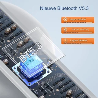 J97 Bluetooth Hoofdtelefoon Wit - Draadloos met Oplaadbox