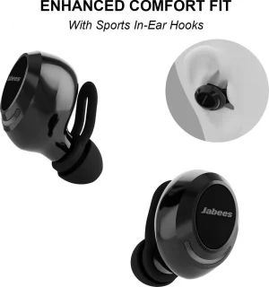 Jabees Zwart True Wireless Bluetooth In-ear Met Oplaadcase