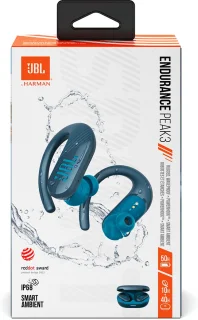 JBL Endurance Peak 3 Bluetooth In-ear Koptelefoon Blauw