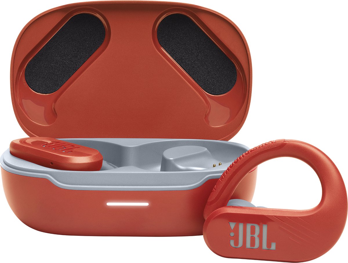 De JBL Endurance Peak 3 Bluetooth in-ear koptelefoon Oranje in één oogopslag