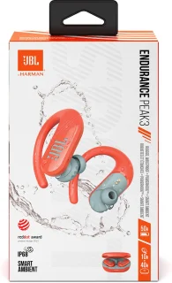 JBL Endurance Peak 3 Bluetooth in-ear koptelefoon Oranje