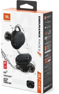 JBL Endurance Race 2 True Wireless Earbuds Zwart