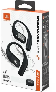 JBL Endurance Zone - Open-ear sportoordopjes Zwart/Grijs