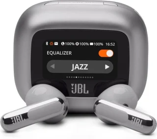 JBL Live Flex 3 Draadloze Oordopjes Zilver