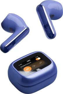 JBL Live Flex 4 draadloze oortjes blauw