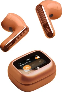 JBL Live Flex 4 draadloze oortjes oranje