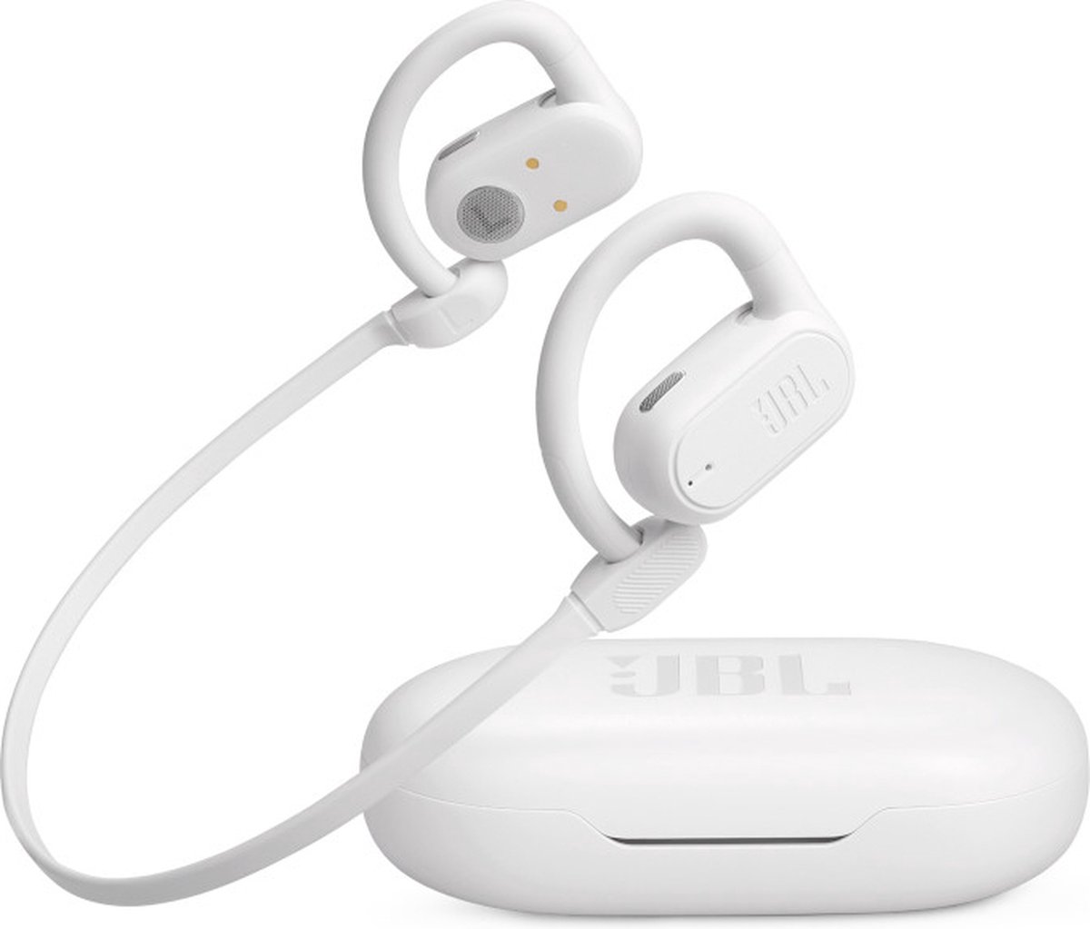 JBL Soundgear Sense draadloze open-ear oordopjes wit
