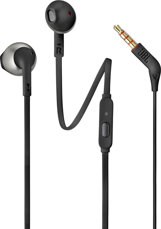 JBL T205 in-ear oordopjes zwart