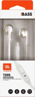 JBL Tune 205 oordopjes Champagne