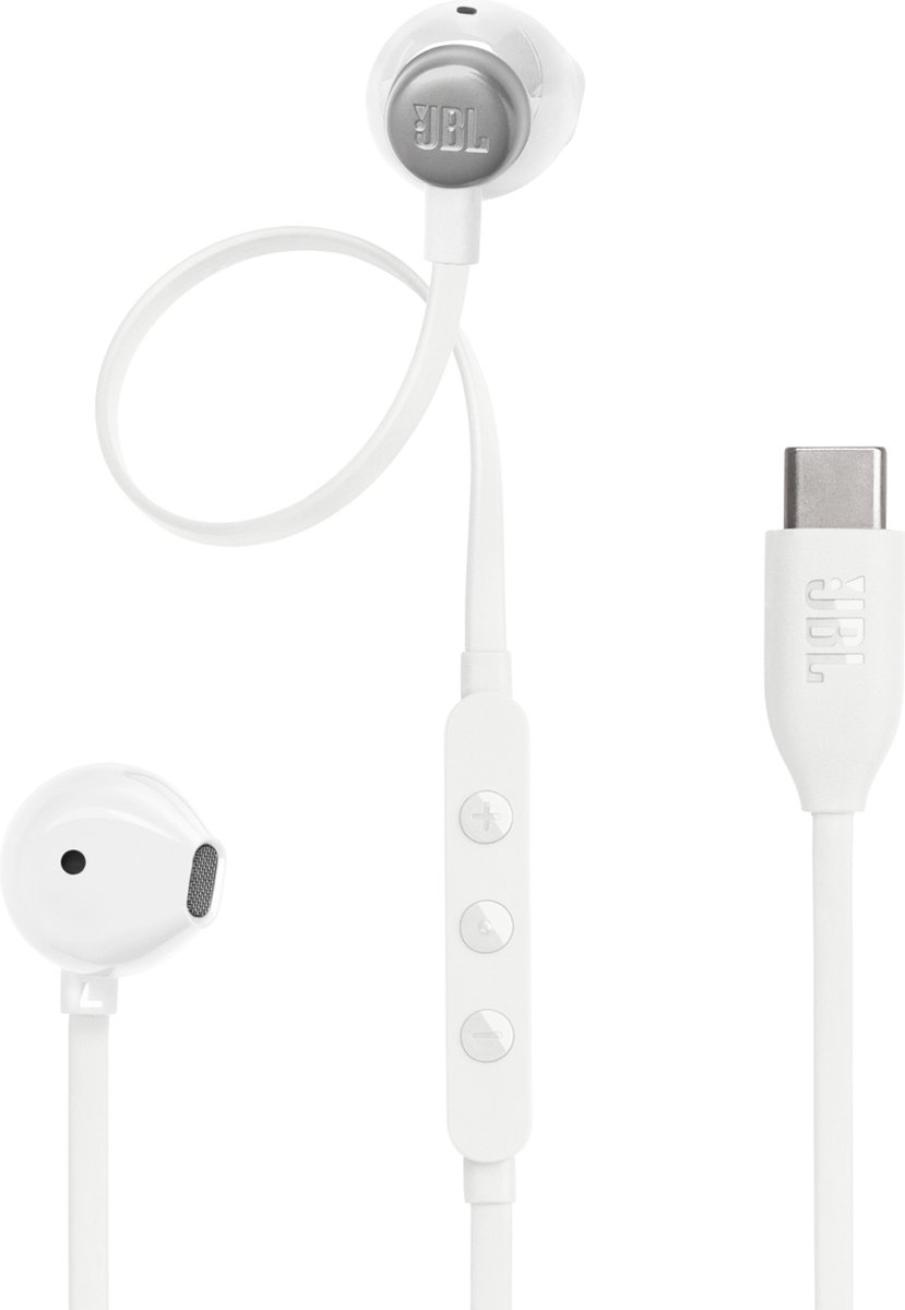 JBL Tune 305C In-Ear Oordopjes Wit