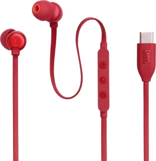 JBL Tune 310C Rood Bedrade Oordopjes