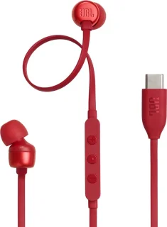 JBL Tune 310C Rood Bedrade Oordopjes