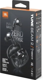 JBL TUNE BEAM 2 True Wireless oordopjes Ghost Black