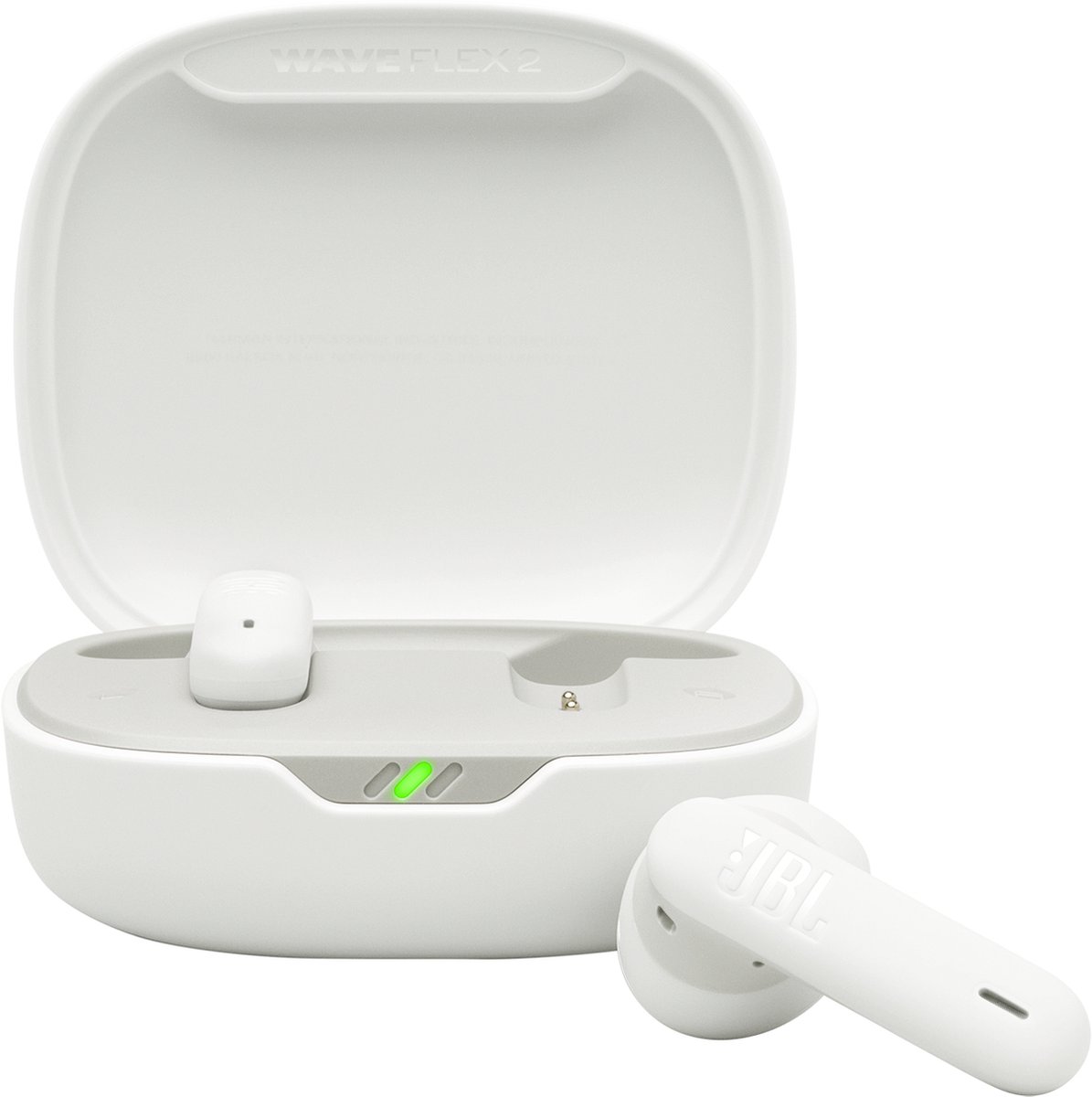 De JBL Wave Flex 2 True Wireless oordopjes Wit in één oogopslag