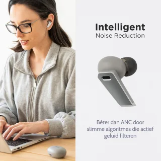 JesJo Draadloze Bluetooth Oordopjes Grijs
