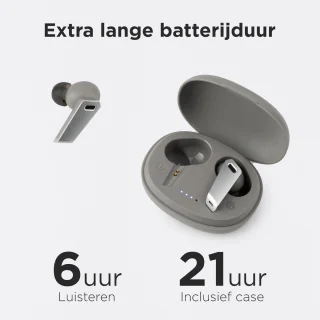 JesJo Draadloze Bluetooth Oordopjes Grijs