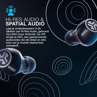 JLAB Epic Lab Edition Bluetooth Oordopjes Zwart