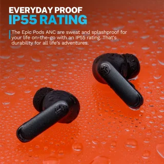JLab Epic Pods Draadloze oordopjes - Zwart