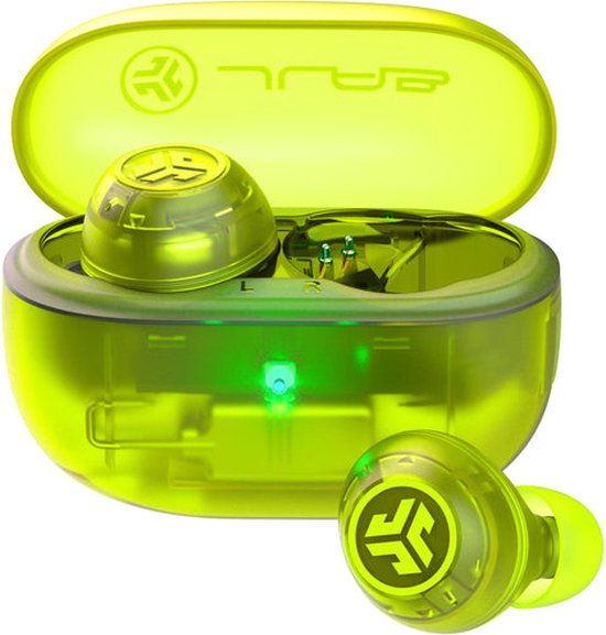 JLAB Go POP ANC Draadloze Oordopjes Clear Neon Green