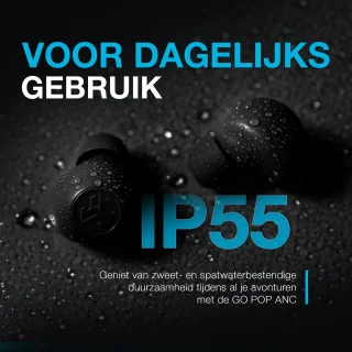 JLAB Go POP ANC Draadloze oordopjes Zwart