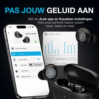 JLAB Go POP ANC Draadloze oordopjes Zwart