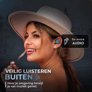 JLAB Go POP Draadloze Oordopjes Ijzerblauw