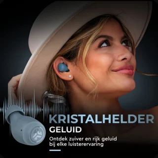 JLAB Go POP Draadloze Oordopjes Ijzerblauw