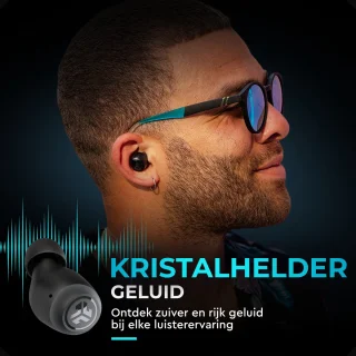 JLAB Go POP Draadloze Oordopjes Zwart