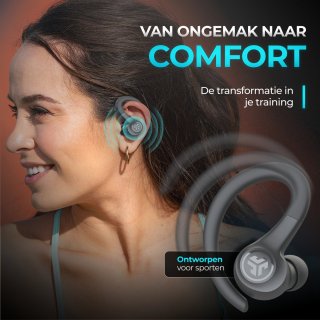 JLAB GO Sport Draadloze Bluetooth Oordopjes Zwart