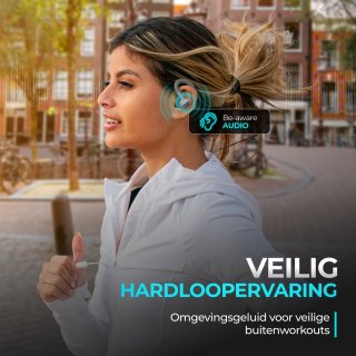 JLAB GO Sport Draadloze Bluetooth Oordopjes Zwart