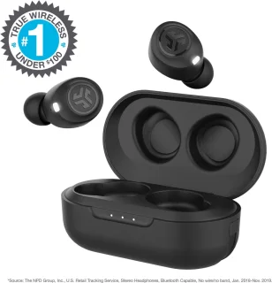 JLab JBuds Air Draadloze Bluetooth Oordopjes Zwart